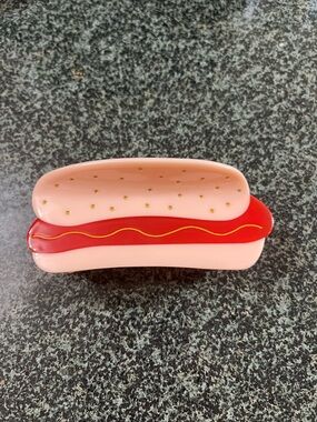 🌭 NWT Hot Dog Novelty Hair Claw Clip